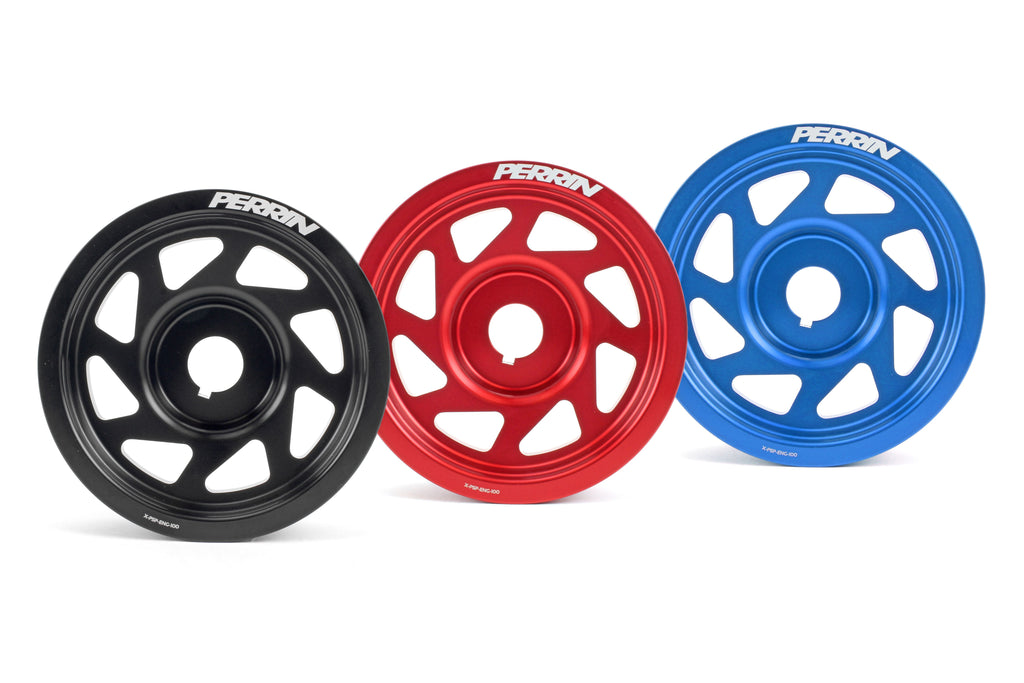 Lightweight Crank Pulley No AC for 2002-2014 WRX, STI, Outback, Forester, Legacy, Impreza