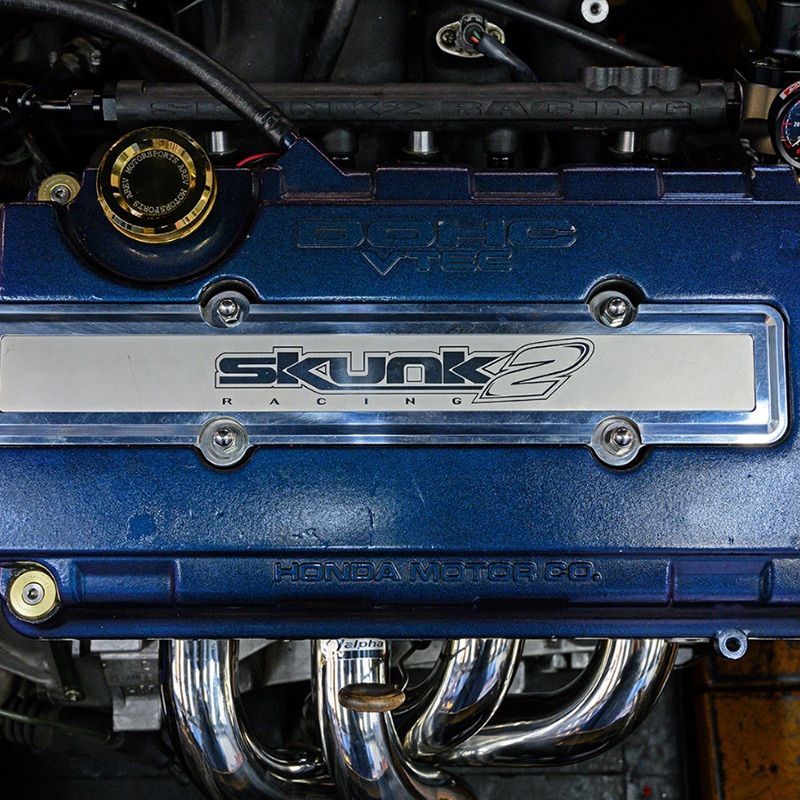Skunk2 Billet Spark Plug Wire Cover - B VTEC - Polished