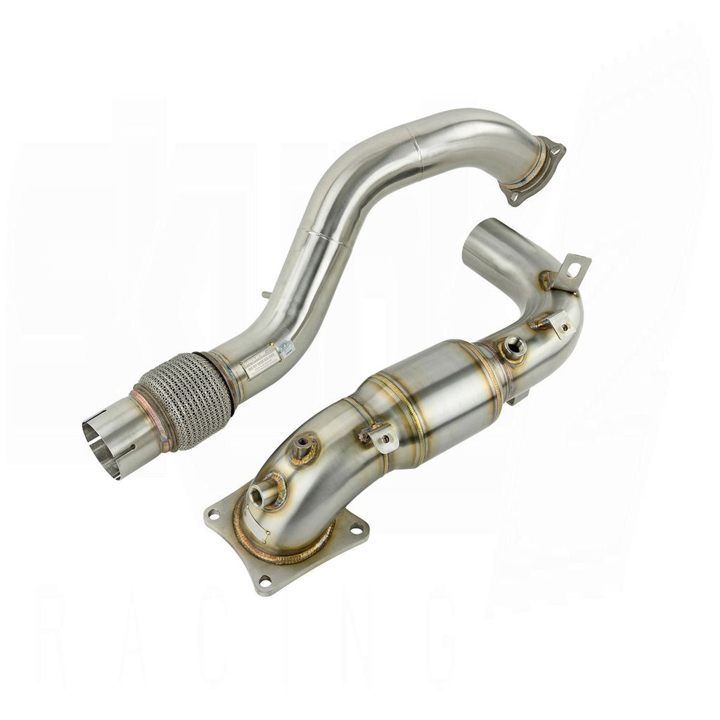 Alpha Downpipe with Cat 76mm - 2018-2021 Honda Civic Type R
