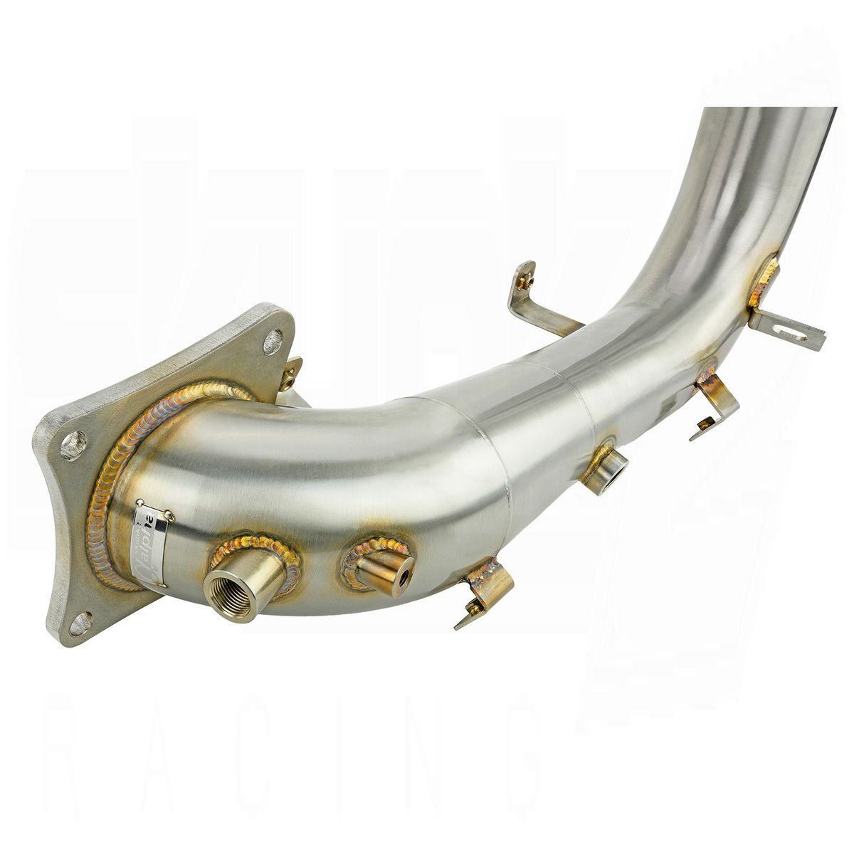Alpha Downpipe 76mm - 2018-2021 Honda Civic Type R