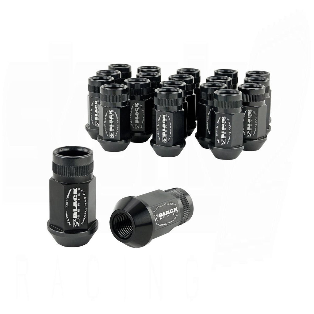 Lug Nut Set - 20-pc Black (M12x1.25)