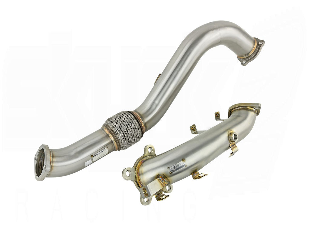 Alpha Downpipe 76mm - 2016-2021 Honda Civic 1.5T