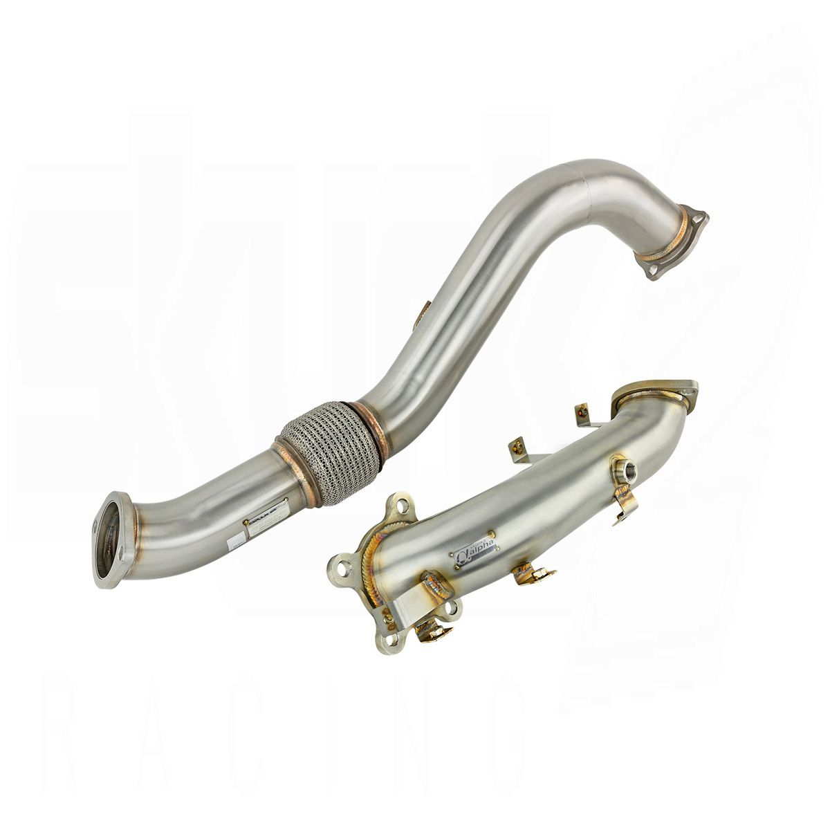 Alpha Downpipe 76mm - 2016-2021 Honda Civic 1.5T