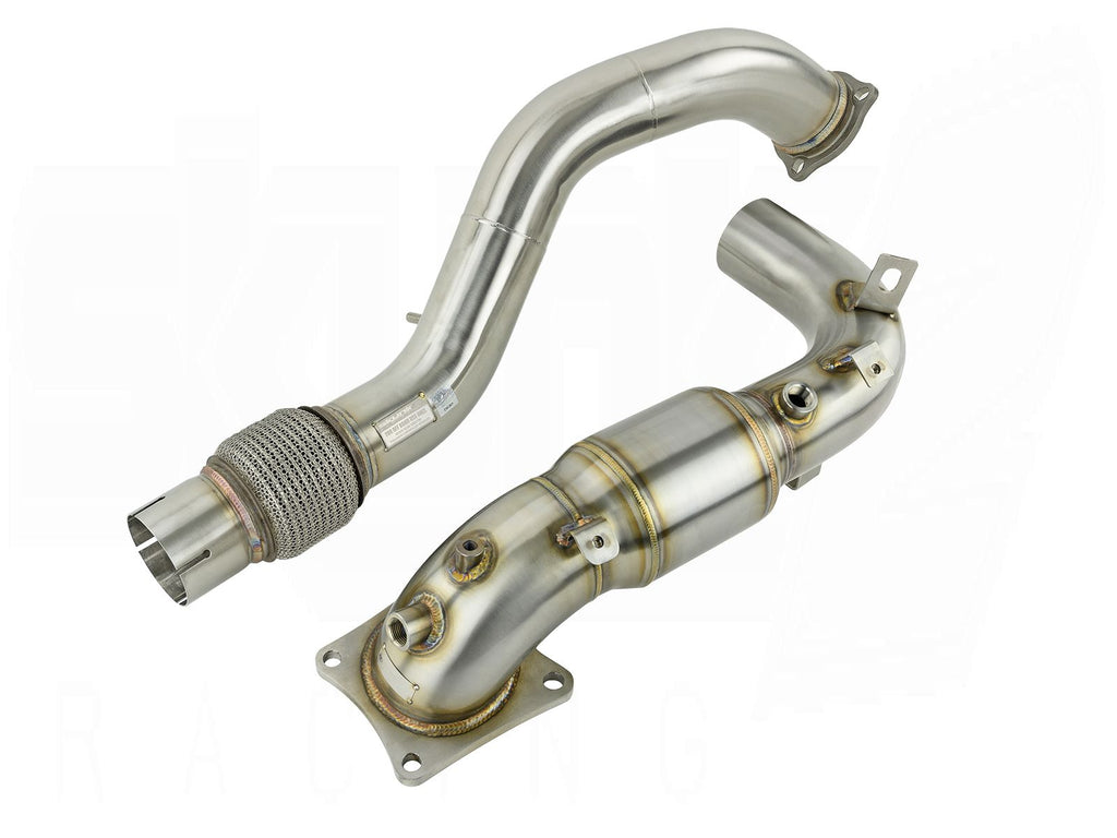 Alpha Downpipe with Cat 76mm - 2018-2021 Honda Civic Type R