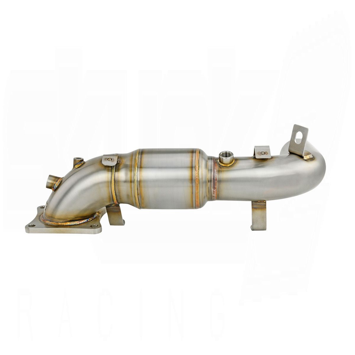 Alpha Downpipe with Cat 76mm - 2018-2021 Honda Civic Type R
