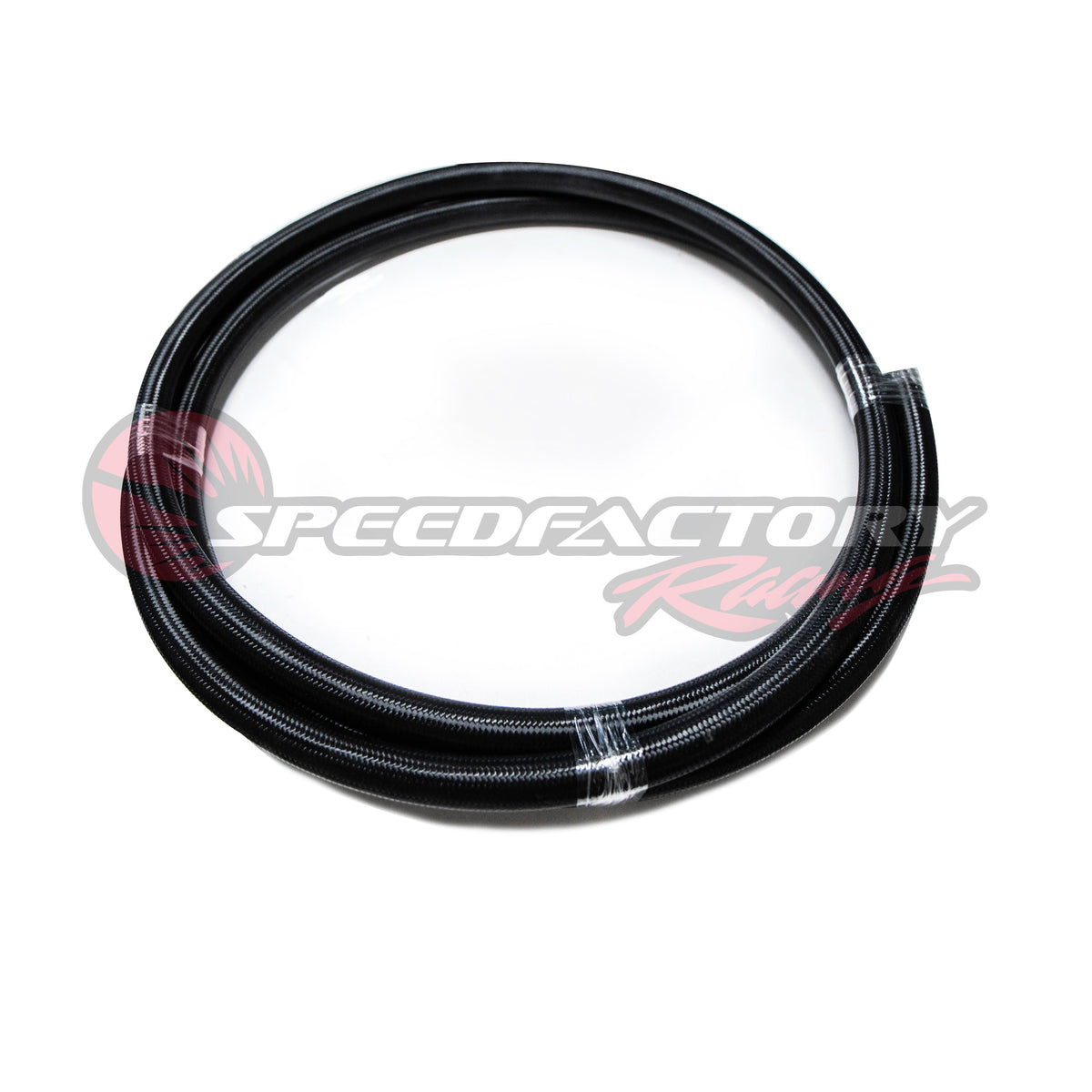 SpeedFactory -10AN Black Braided Hose - 10' Section