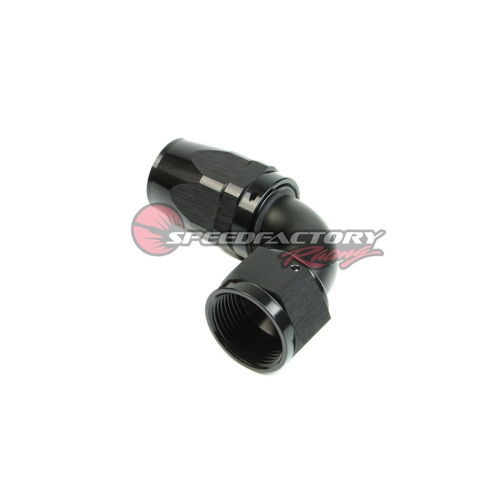 SpeedFactory -10AN 90° Black Hose End
