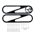 SpeedFactory Aluminum Rear Bumper Diffuser - 2pc Design Matte Black