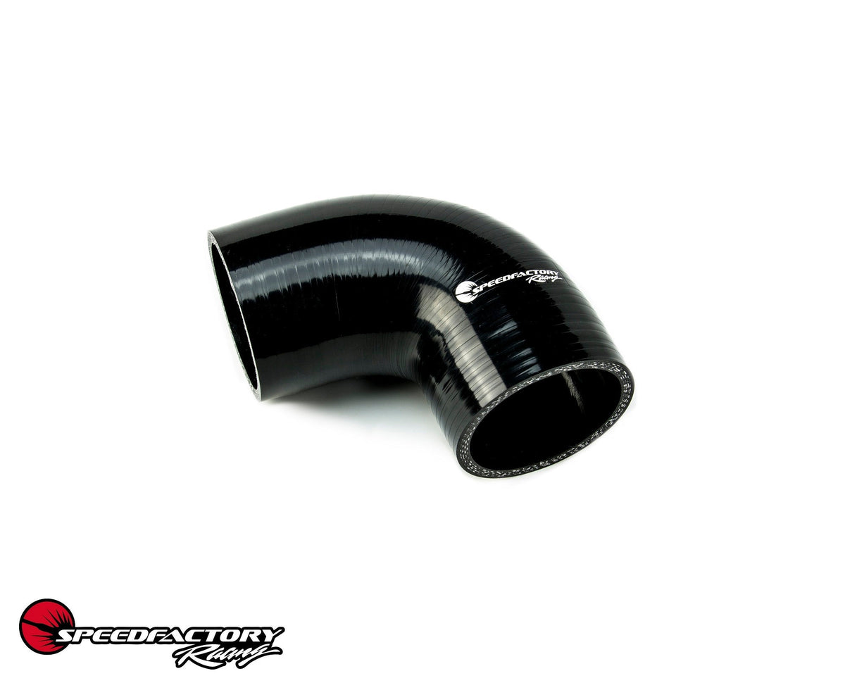 SpeedFactory 2” 90° Silicone Coupler 4 Ply Black