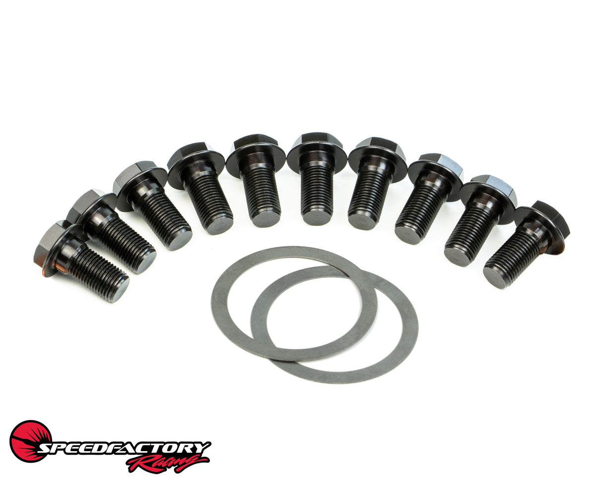 SpeedFactory AWD Wagovan Rear Differential Install Kit - Includes 2 Shims and 10 Bolts - Designed for M Factory D16 40mm LSD