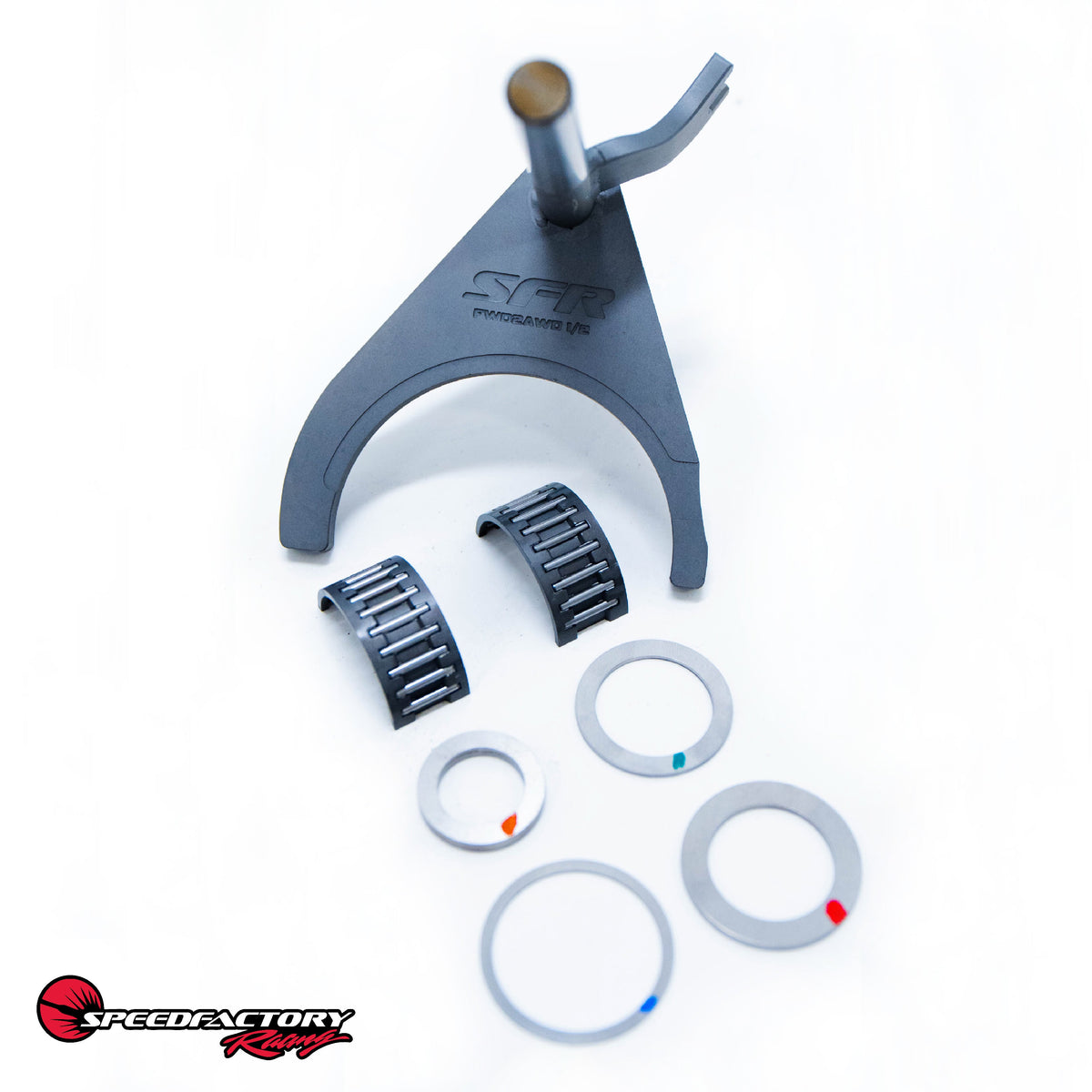 SpeedFactory B-Series FWD2AWD Transmission Conversion Kit with 1-2 Fork, Bearing, and Shims