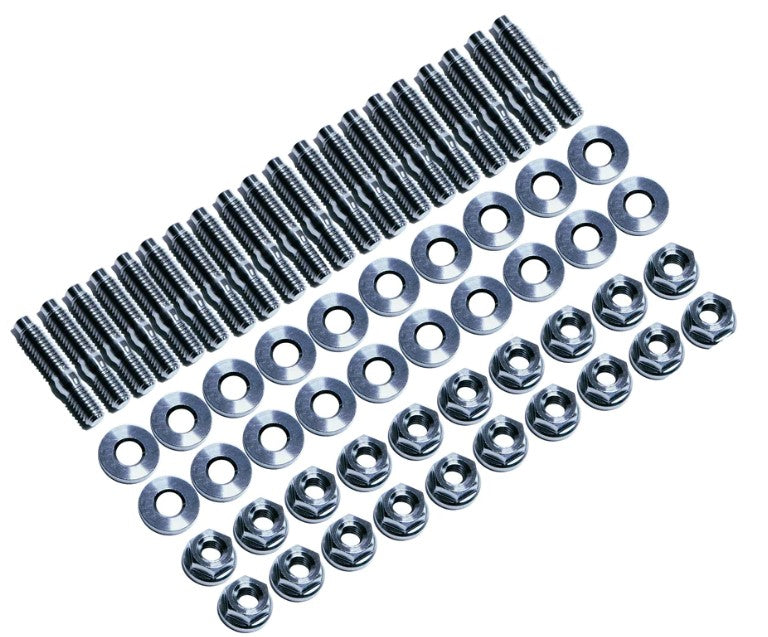 SpeedFactory Titanium Oil Pan Hardware Kit - Burnt - 19pc. M6x1.0
