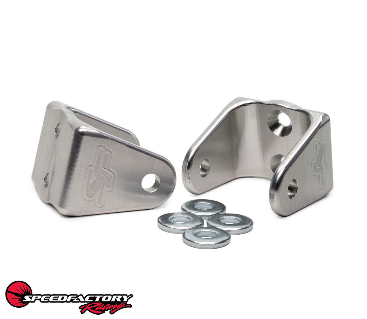 SpeedFactory Billet Honda AWD / FWD Rear Strange Engineering™ Shock Brackets , Sold as a pair