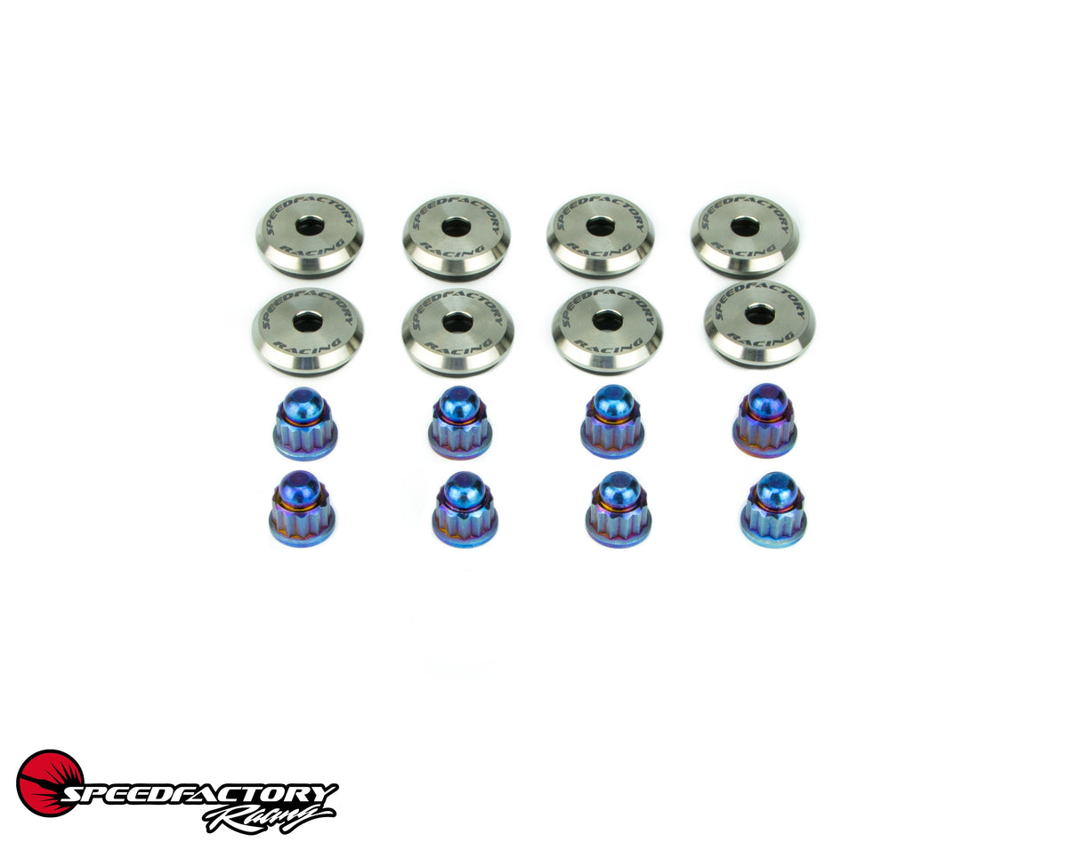 SpeedFactory H Series VTEC Titanium Valve Cover Hardware Kit - RAW