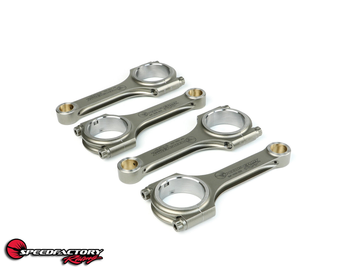 SpeedFactory Forged Steel H Beam Connecting Rods - JDM D15B Vitara Spec No-Notch Rods