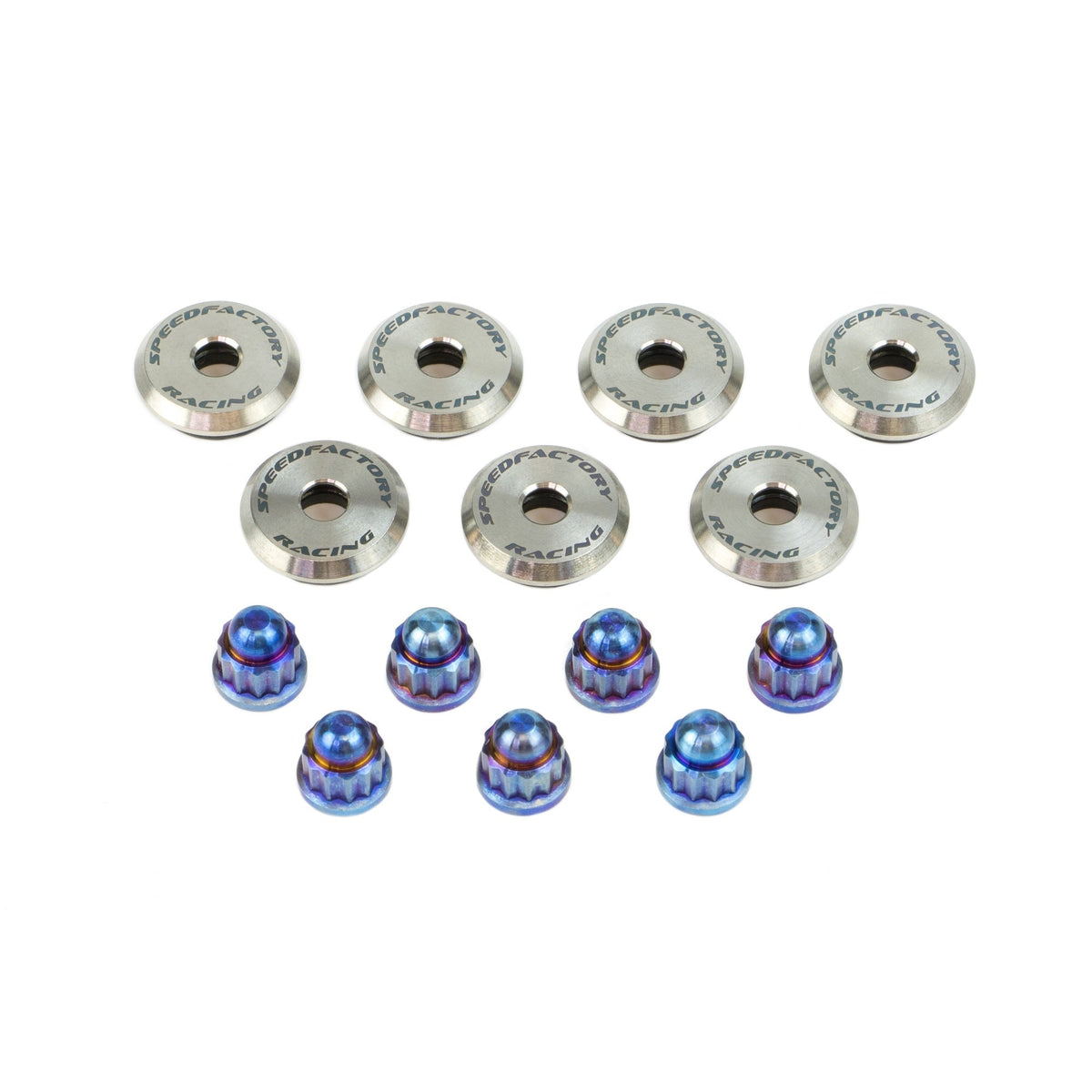 SpeedFactory B-Series LS / B20 Titanium Valve Cover Hardware Kit - Burnt