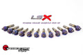 SpeedFactory Titanium Exhaust Manifold RAW Stud Kit for Chevrolet LSX - M8X1.25 - 12pc Nut, Stud and Washer