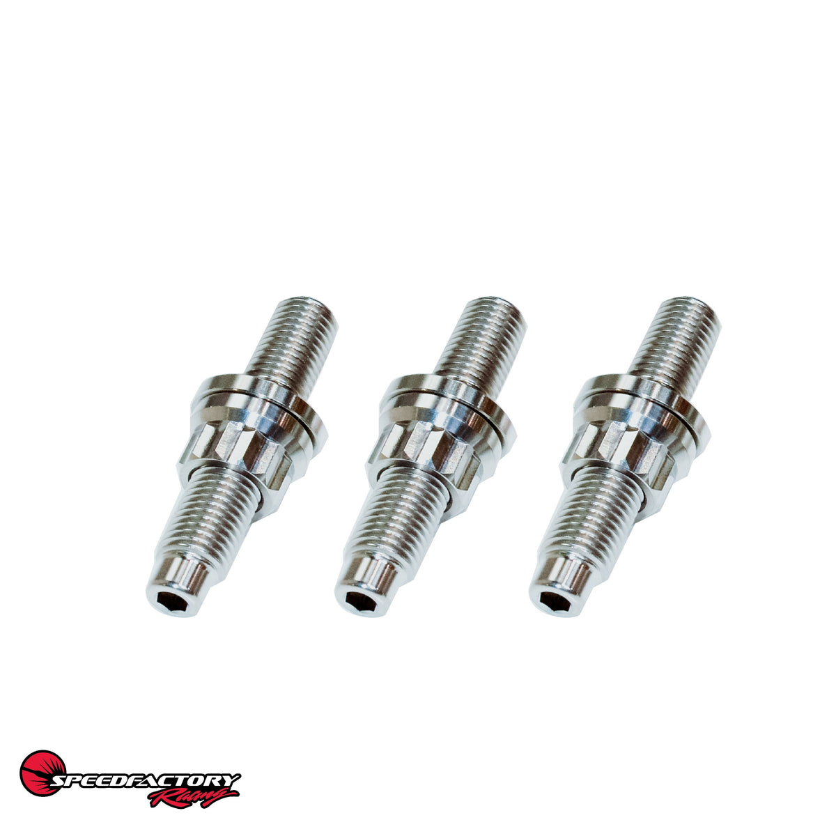 SpeedFactory Titanium Exhaust Manifold RAW Stud Kit - M10 K Series Engines - Kit Includes 1pc Nut, Stud and Washer