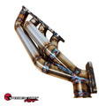 SpeedFactory Stainless Steel Turbo Manifold Sidewinder for S2000 T3 Flange w 44-46mm V-Band WG