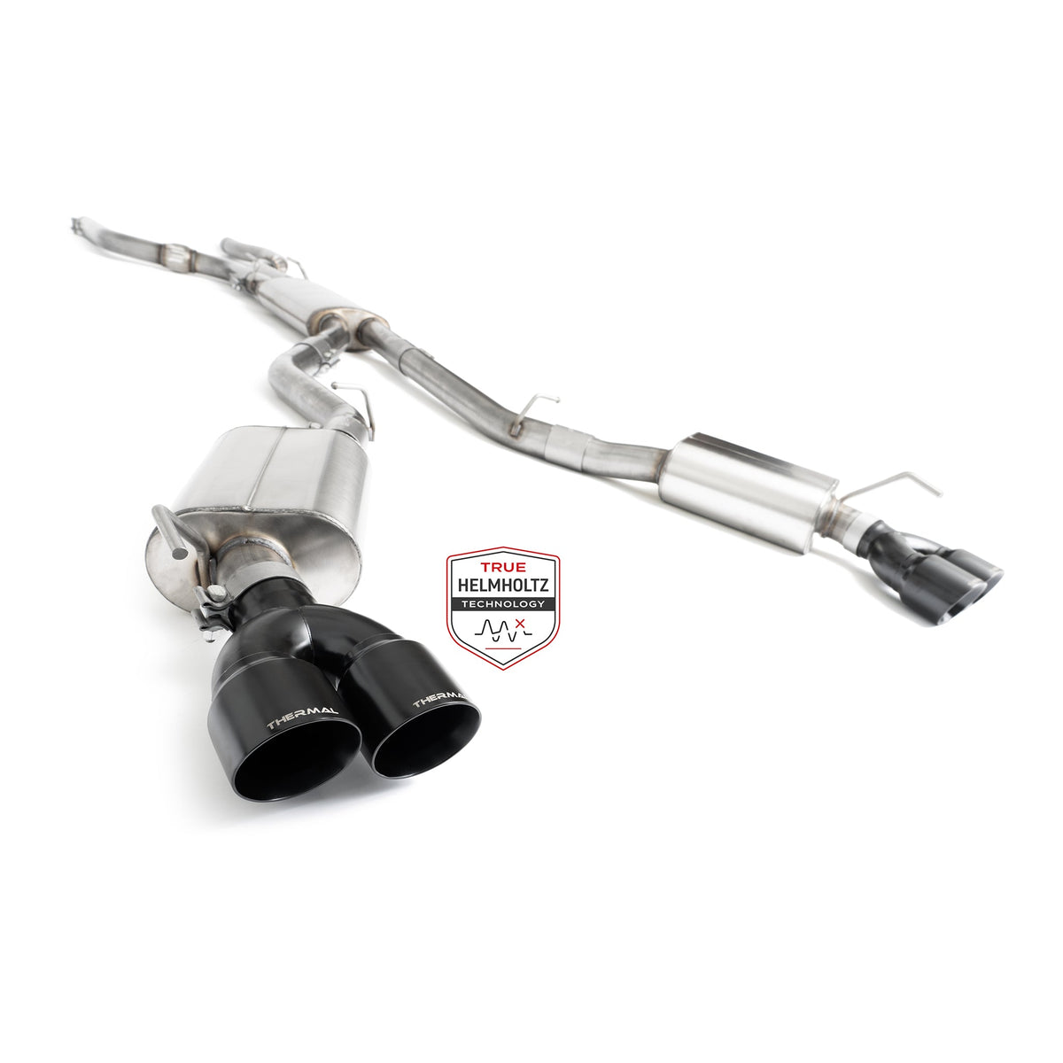 Thermal B917-C917-C — 2020-2027 Ford Explorer ST - 3" Catback Exhaust w/ Coated Tips