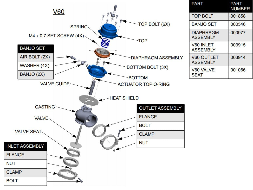 TiALSport F/V-Series Actuator Housings