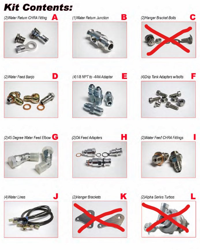 TiALSport Porsche 993/996 Alpha Kit Service Parts