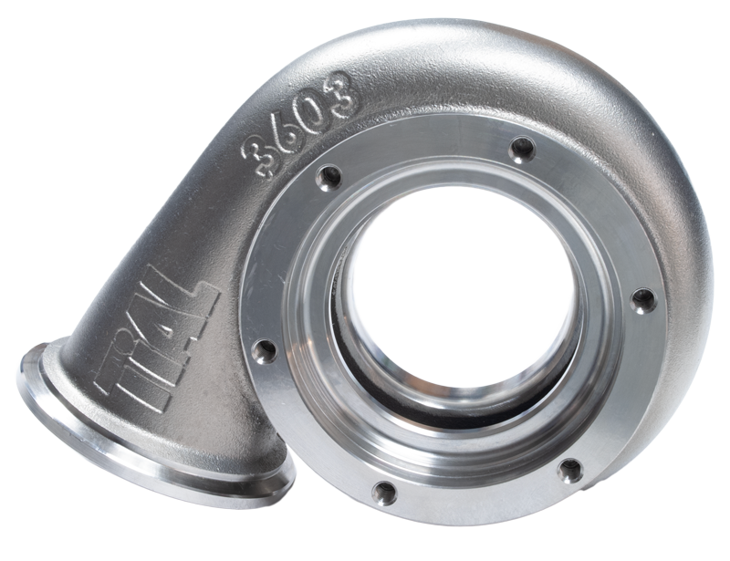 TiALSport SS V-flanged Small-Frame GT/GTX Turbine Housings