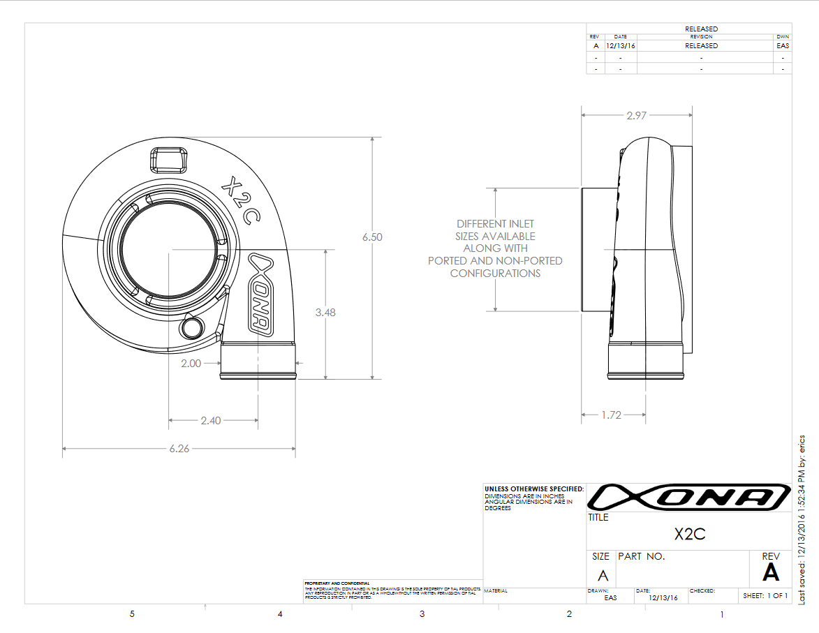 XRC5964S Ball Bearing Turbocharger
