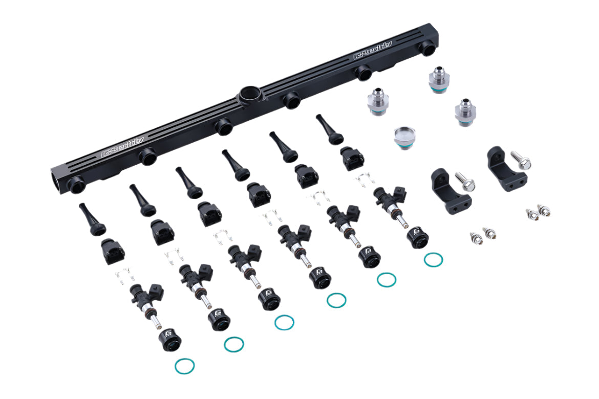 GREDDY FUEL DELIVERY KIT  2JZ-VVTi & non-VVTi (OEM MANIFOLD) BLACK - (13913320 13913321 13913322)