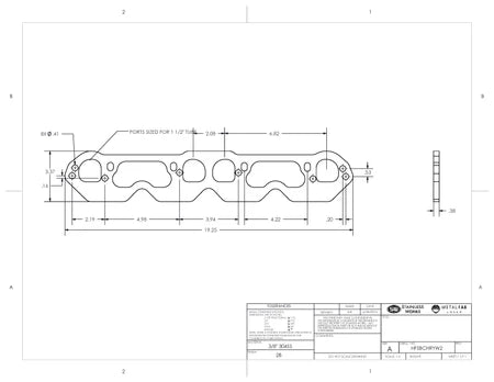 Stainless Works Big Block MOPAR Header Flange