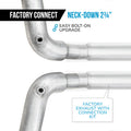 Stainless Works 2015-2026 Mustang GT Lead Pipe Kit: Factory Connect
