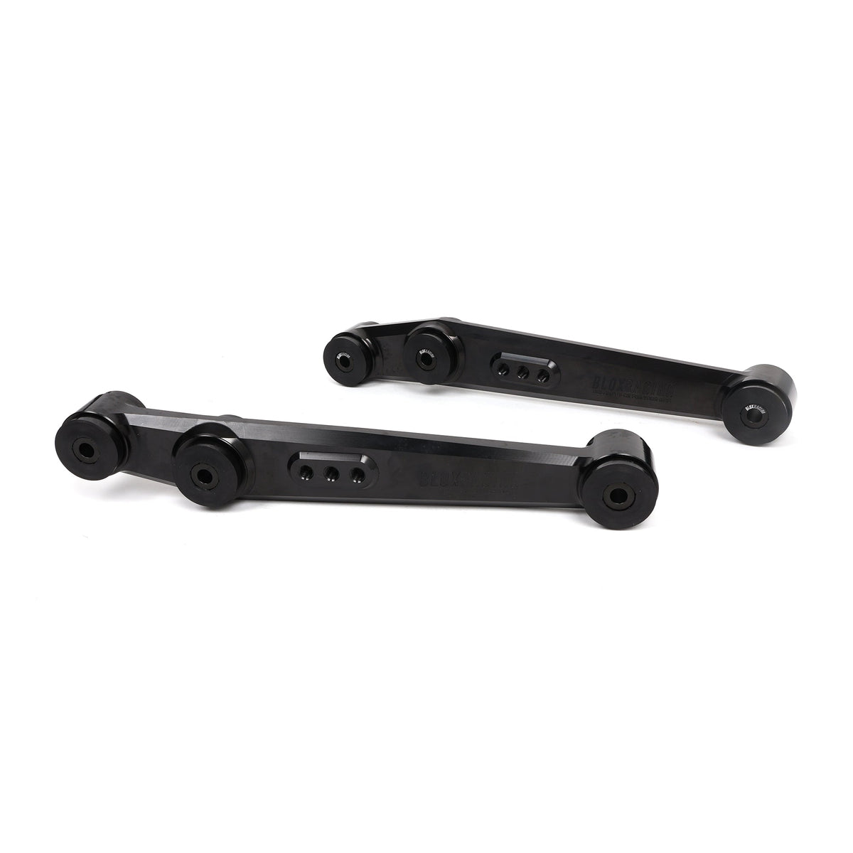 BLOX Racing V2 Billet Rear Lower Control Arms (Polyurethane) - 88-95 Civic EF/EG // 90-01 Integra DA/DC2